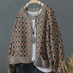 Truien & Vesten Dames*ETTA - Luxe Zomervest voor Dames Kaki