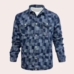 Shirts Heren*EUGENE - Comfortabel Herenoverhemd met Lange Mouwen voor de Zomer Hemelsblauw