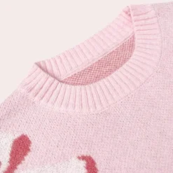 Truien & Vesten Dames*EVERLY - Modieuze Zomerse Trui voor Dames Roze