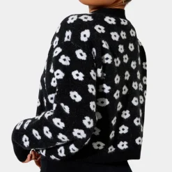 Truien & Vesten Dames*Evita - Luchtig gebloemd trui-vest voor dames - Zomereditie