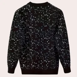 Truien & Vesten Heren*FABRICIO - Luchtige Zomertrui voor Heren Zwart