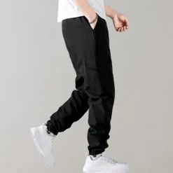 Broeken Heren*Falke - Heren cargobroek met trekkoord voor de zomer