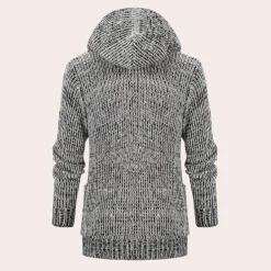 Truien & Vesten Heren*Fanis - Zacht gebreid herenvest met capuchon voor de zomer