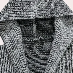 Truien & Vesten Heren*Fanis - Zacht gebreid herenvest met capuchon voor de zomer