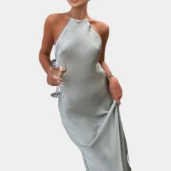 Jurken & Jumpsuits Dames*Fela - Betoverende Mouwloze Zomer Avondjurk