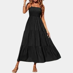 Jurken & Jumpsuits Dames*Felice - Casual gelaagde damesjurk voor de zomer