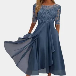 Jurken & Jumpsuits Dames*Felicia - Lange zomerjurk voor dames