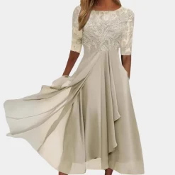 Jurken & Jumpsuits Dames*Felicia - Lange zomerjurk voor dames