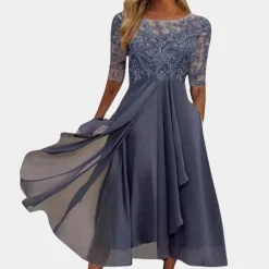 Jurken & Jumpsuits Dames*Felicia - Lange zomerjurk voor dames