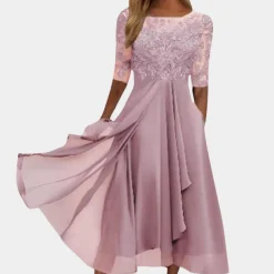 Jurken & Jumpsuits Dames*Felicia - Lange zomerjurk voor dames