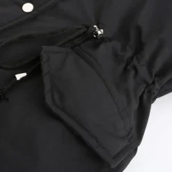 Jassen Dames*Felicitas - Trendy pluizige dames jas met warme capuchon