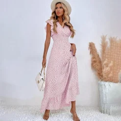 Jurken & Jumpsuits Dames*FIEN - Luchtige casual maxi jurk voor de zomer