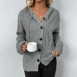 Truien & Vesten Dames*FILIPPA - Luchtige en comfortabele zomer cardigan met capuchon