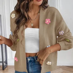 Truien & Vesten Dames*Fiona - Bloemenpatroon zomer vest voor vrouwen