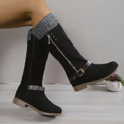 Damesschoenen*FIONNA - Zomerse dameslaarzen in effen kleur