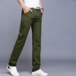 Broeken Heren*FLAVIO - Luchtige casual cargo broek voor de zomer