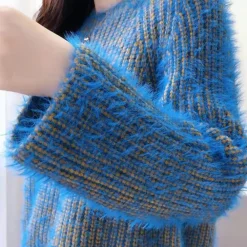 Truien & Vesten Dames*FLOR - Stijlvolle Zomerse Trui voor Dames Blauw