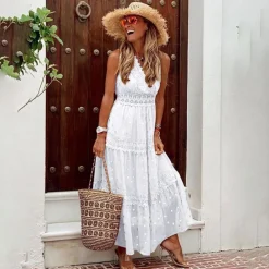 Jurken & Jumpsuits Dames*FLORENCE - Elegante boho zomerjurk