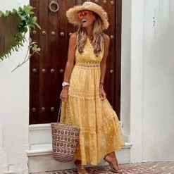 Jurken & Jumpsuits Dames*FLORENCE - Elegante boho zomerjurk