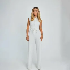 Jurken & Jumpsuits Dames*FLORENCE - Elegante mouwloze zomer jumpsuit