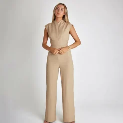 Jurken & Jumpsuits Dames*FLORENCE - Elegante mouwloze zomer jumpsuit