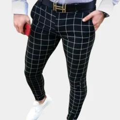 Broeken Heren*Florian - Formele heren chino broek voor de zomer