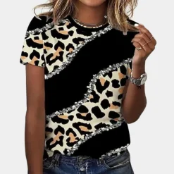 Topjes & Shirts Dames*Florinda - Stijlvolle dames zomerblouse voor de lente en zomer