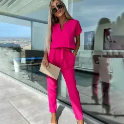 Jurken & Jumpsuits Dames*FRANCESCA - Modieuze zomerse jumpsuit