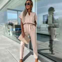 Jurken & Jumpsuits Dames*FRANCESCA - Modieuze zomerse jumpsuit