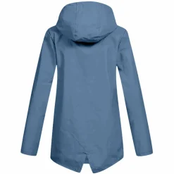 Jassen Dames*FRANCINE - Lange regenjas met capuchon voor dames