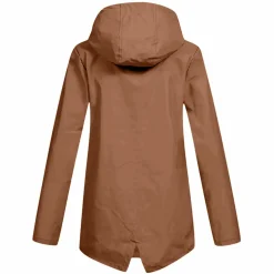 Jassen Dames*FRANCINE - Lange regenjas met capuchon voor dames