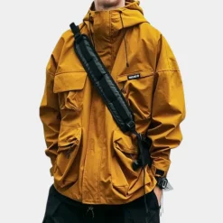 Jassen Heren*FRANZ - Praktisch Jas met Kap voor Heren