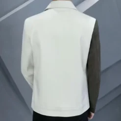 Jassen Heren*FRED - Elegante Zomerjas met Kleurcontrast voor Heren