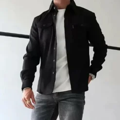 Jassen Heren*FRED - Stijlvol shirt met lange mouwen voor de zomer