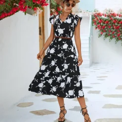 Jurken & Jumpsuits Dames*FREYA - Elegante zomerjurk voor zonnige dagen