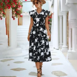 Jurken & Jumpsuits Dames*FREYA - Elegante zomerjurk voor zonnige dagen