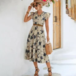 Jurken & Jumpsuits Dames*FREYA - Elegante zomerjurk voor zonnige dagen