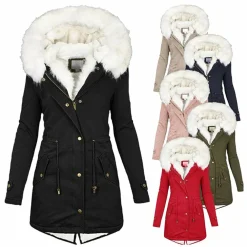 Jassen Dames*FREYA - Lange winterjas voor dames