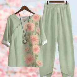 Sets Dames*GAIA - Elegant en comfortabel zomer setje