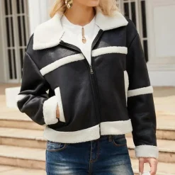 Jassen Dames*GARA - Trendy Winterjas voor Dames Zwart