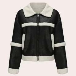 Jassen Dames*GARA - Trendy Winterjas voor Dames Zwart