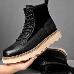 Schoenen Heren*Gascon - Stijlvolle hoge laarzen voor heren, perfect voor de zomer