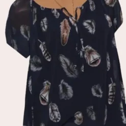 Blazers & Blouses Dames*Gemakkelijke en losvallende damesblouse voor de zomer