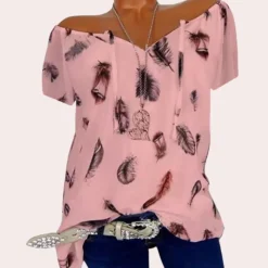 Blazers & Blouses Dames*Gemakkelijke en losvallende damesblouse voor de zomer