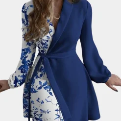 Jurken & Jumpsuits Dames*Genevra - Luchtige blazerjurk voor dames, perfect voor de zomer