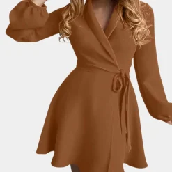 Jurken & Jumpsuits Dames*Genevra - Luchtige blazerjurk voor dames, perfect voor de zomer