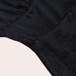 Jurken & Jumpsuits Dames*Genoveva - Fluwelen Elegantie met Kanten Mouwen Zomerjurk