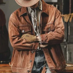 Jassen Heren*George - Stijlvol herenjack voor de zomer Bruin