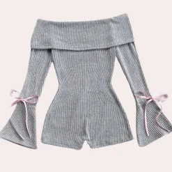 Jurken & Jumpsuits Dames*GEORGIANA - Luchtige en Comfortabele Zomerromper voor Dames Grijs