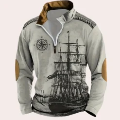 Truien & Vesten Heren*GERALD - Klassiek Zomers Sweatshirt voor Heren